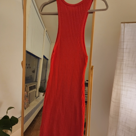 Urban Outfitters Red Knit Bodycon Mini Dress - Picture 3 of 4